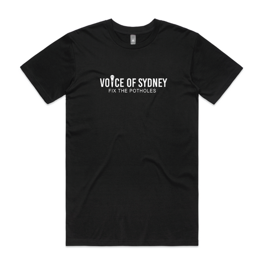Black V.O.S Custom Tee